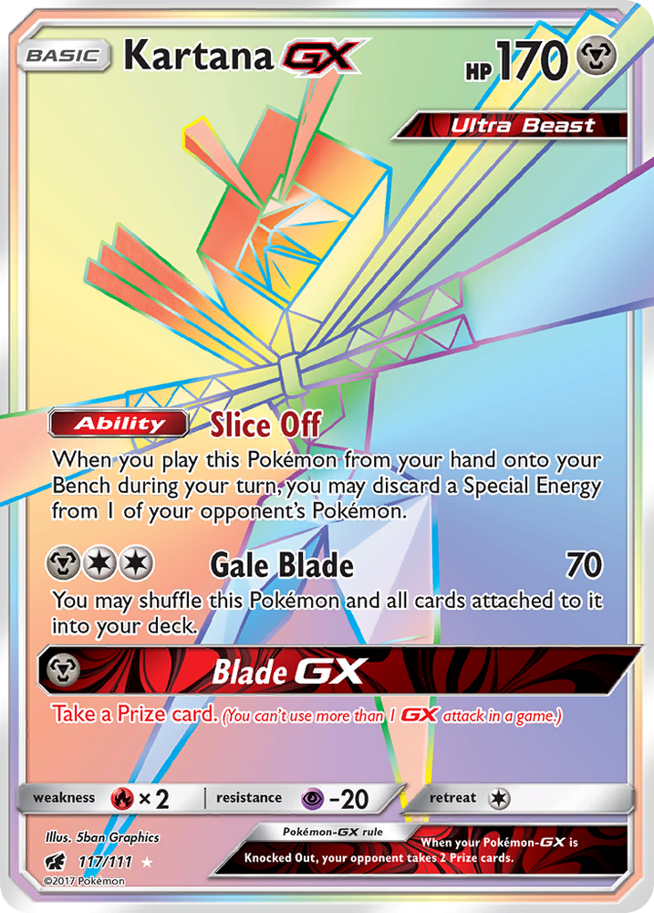 Kartana GX (117/111) [Sun & Moon: Crimson Invasion]