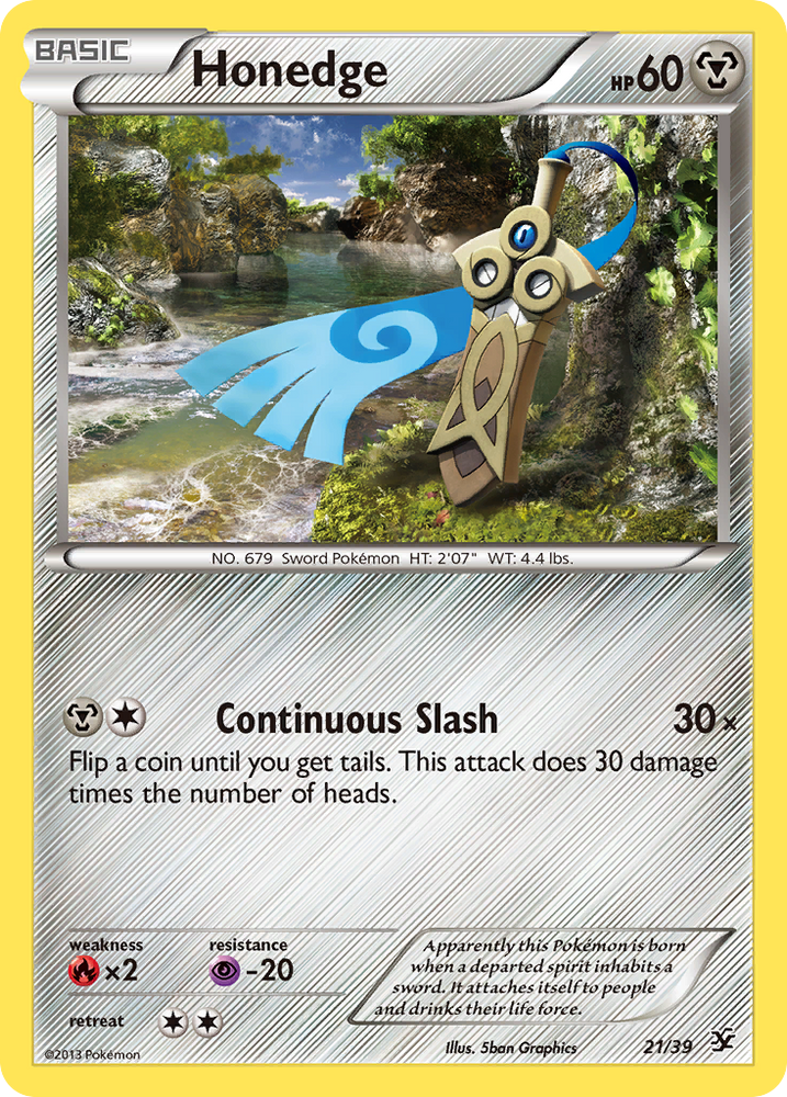 Honedge (21/39) [XY: Kalos Starter Set]