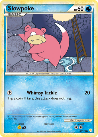 Slowpoke (81/123) [HeartGold & SoulSilver: Base Set]