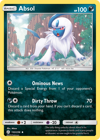 Absol (133/236) [Sun & Moon: Cosmic Eclipse]