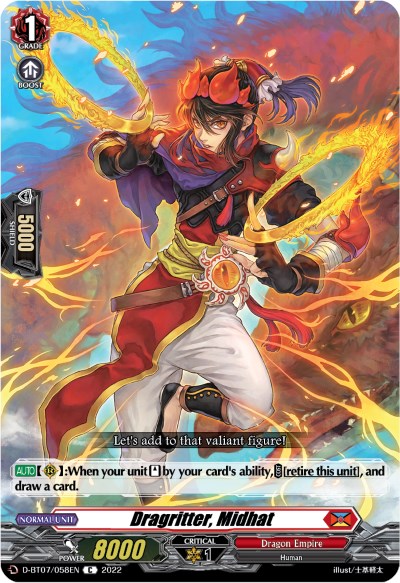 Dragritter, Midhat (D-BT07/058EN) [Raging Flames Against Emerald Storm]