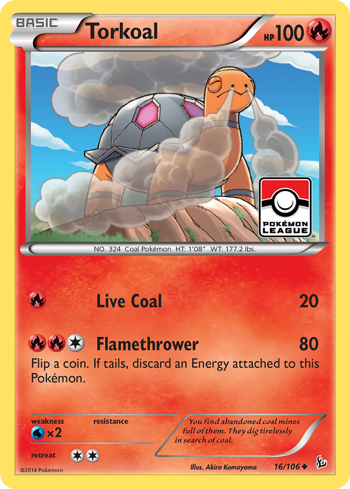 Torkoal (16/106) [XY: Flashfire]