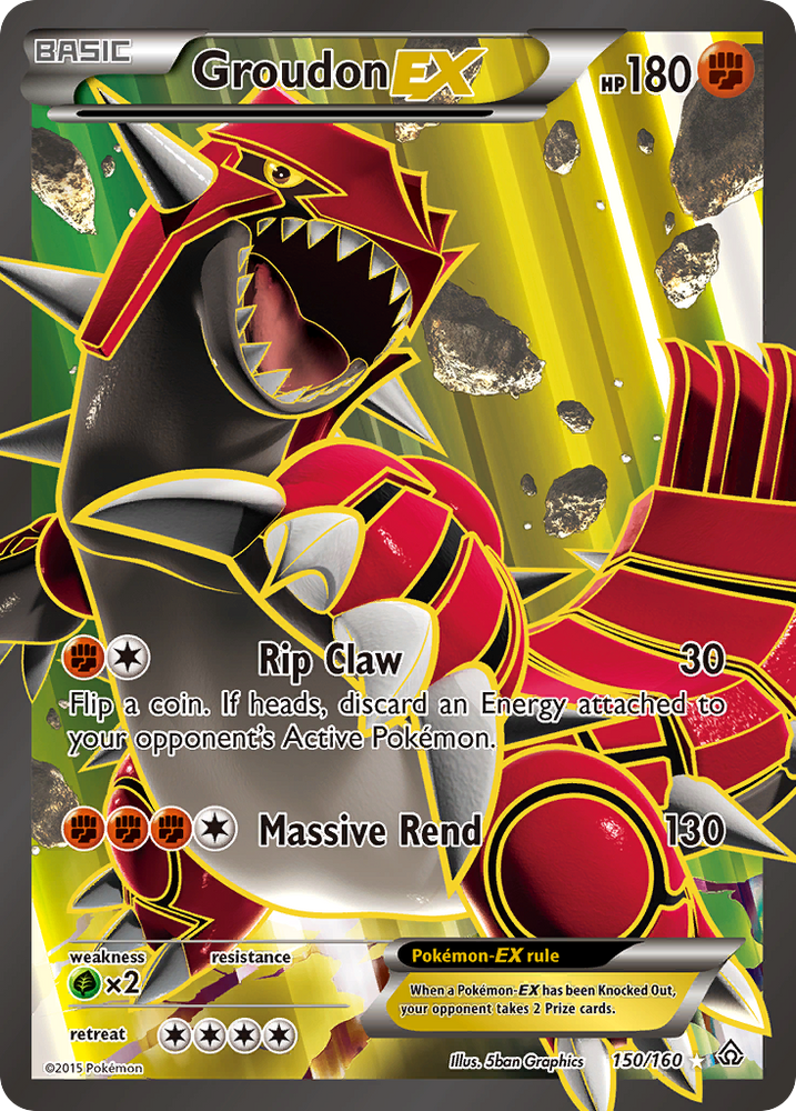 Groudon EX (150/160) [XY: Primal Clash]