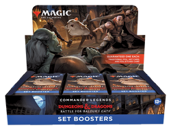 MTG Commander Legends: Battle for Baldur's Gate Set Booster Display