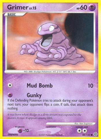 Grimer (88/132) [Diamond & Pearl: Secret Wonders]