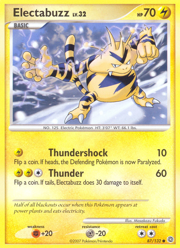 Electabuzz (87/132) [Diamond & Pearl: Secret Wonders]