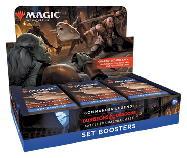 MTG Commander Legends: Battle for Baldur's Gate Set Booster Display