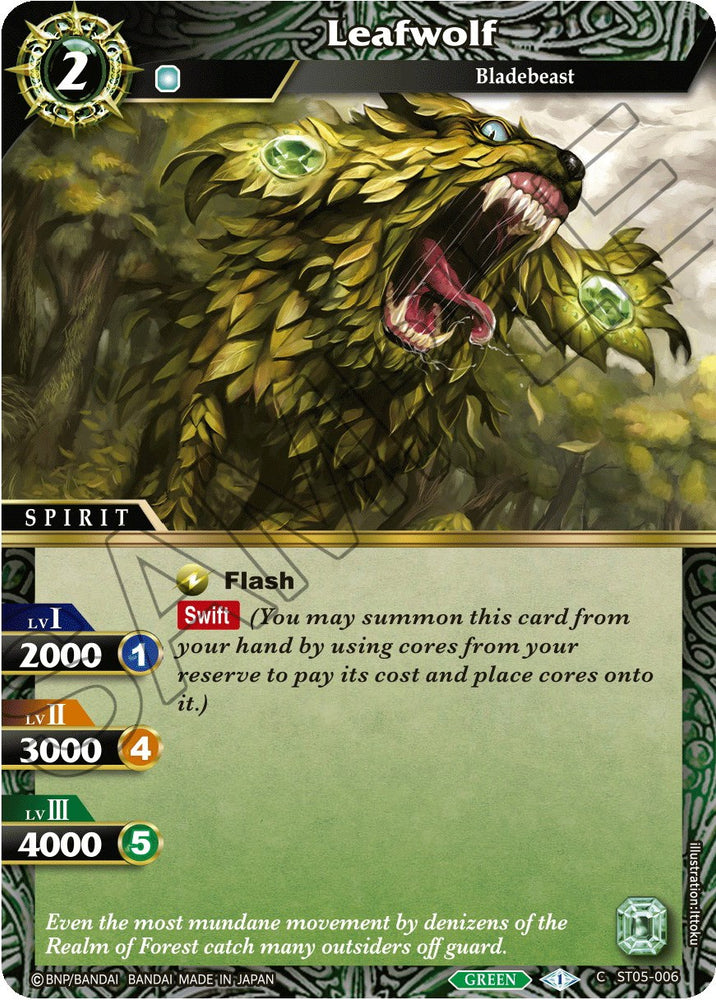 Leafwolf (ST05-006) [Starter Deck 05: Verdant Wings]