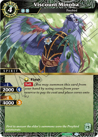 Viscount Minoba (ST05-004) [Starter Deck 05: Verdant Wings]