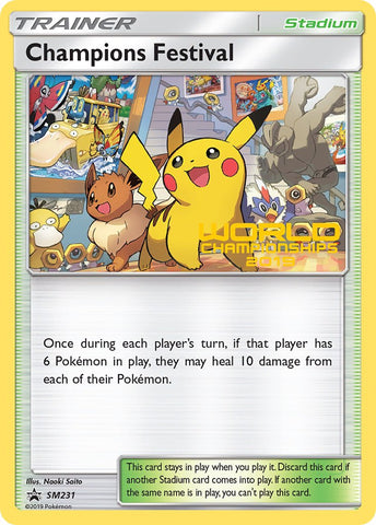 Champions Festival (SM231) (Semi Finalist 2019) [Sun & Moon: Black Star Promos]