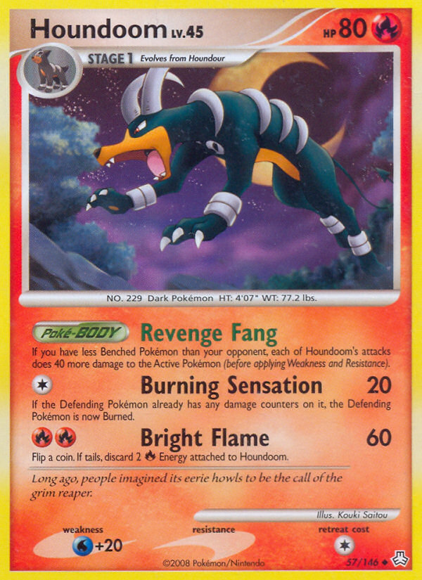 Houndoom (57/146) [Diamond & Pearl: Legends Awakened]