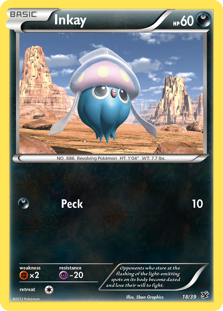 Inkay (18/39) [XY: Kalos Starter Set]