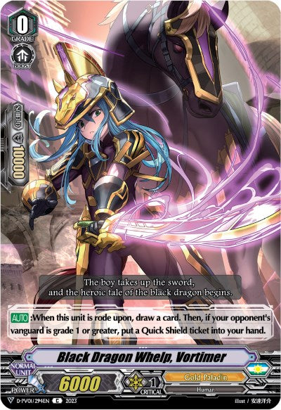 Black Dragon Whelp, Vortimer (D-PV01/294EN) [D-PV01: History Collection]