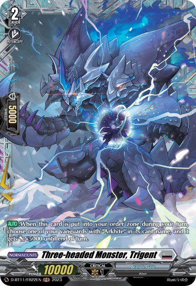 Three-headed Monster, Trigent (D-BT11/FR22EN) [Clash of the Heroes]