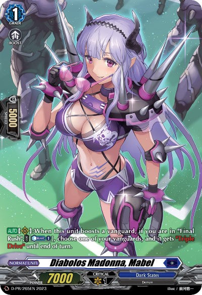 Diabolos Madonna, Mabel (D-PR/265EN) [Clash of the Heroes]