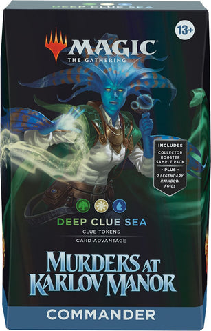 MTG: Murders at Karlov Manor Deep Clue Sea Commander Deck