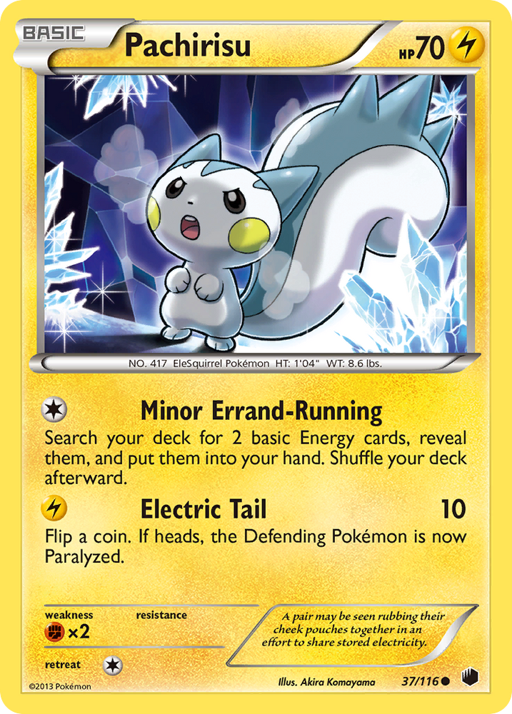 Pachirisu (37/116) [Black & White: Plasma Freeze]