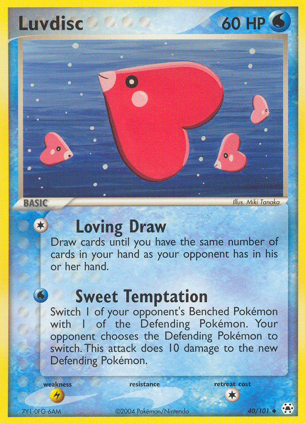 Luvdisc (40/101) [EX: Hidden Legends]