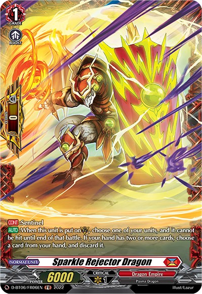 Sparkle Rejector Dragon (D-BT06/FR06EN) [Blazing Dragon Reborn]