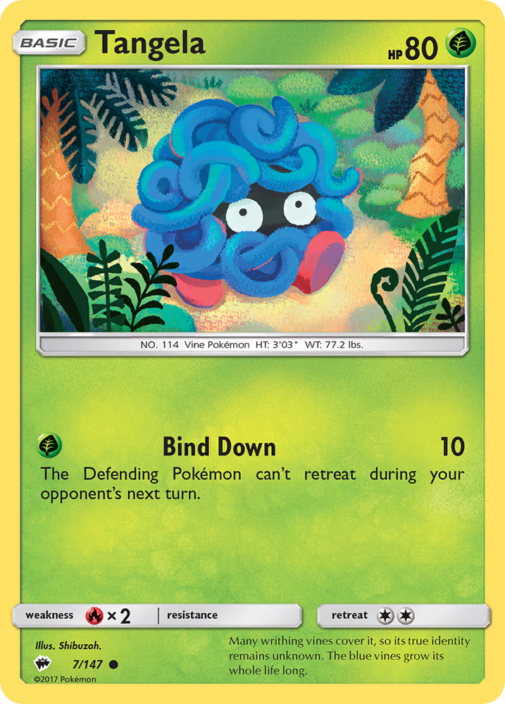 Tangela (7/147) [Sun & Moon: Burning Shadows]