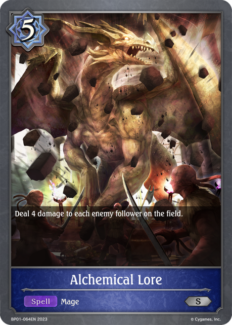 Alchemical Lore (BP01-064EN) [Advent of Genesis]