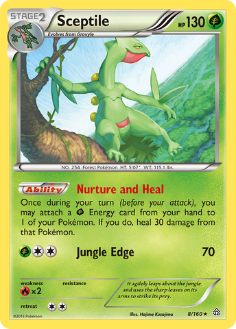 Sceptile (8/160) [XY: Primal Clash]