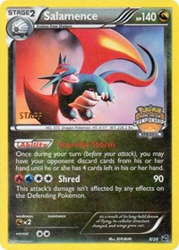 Salamence (8/20) (Regional Championship Promo Staff) [Black & White: Dragon Vault]