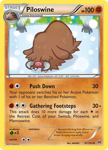 Piloswine (81/162) [XY: BREAKthrough]