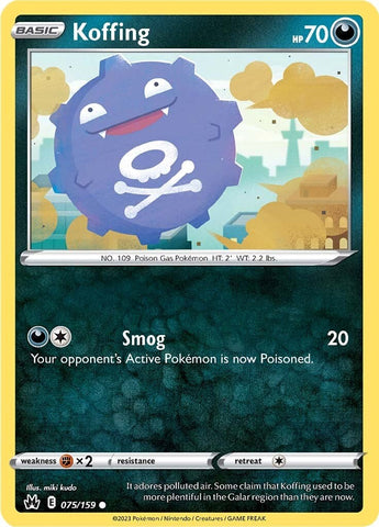 Koffing (075/159) [Sword & Shield: Crown Zenith]