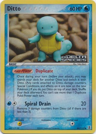 Ditto (64/113) (Stamped) [EX: Delta Species]