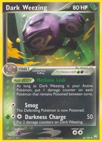 Dark Weezing (42/109) [EX: Team Rocket Returns]