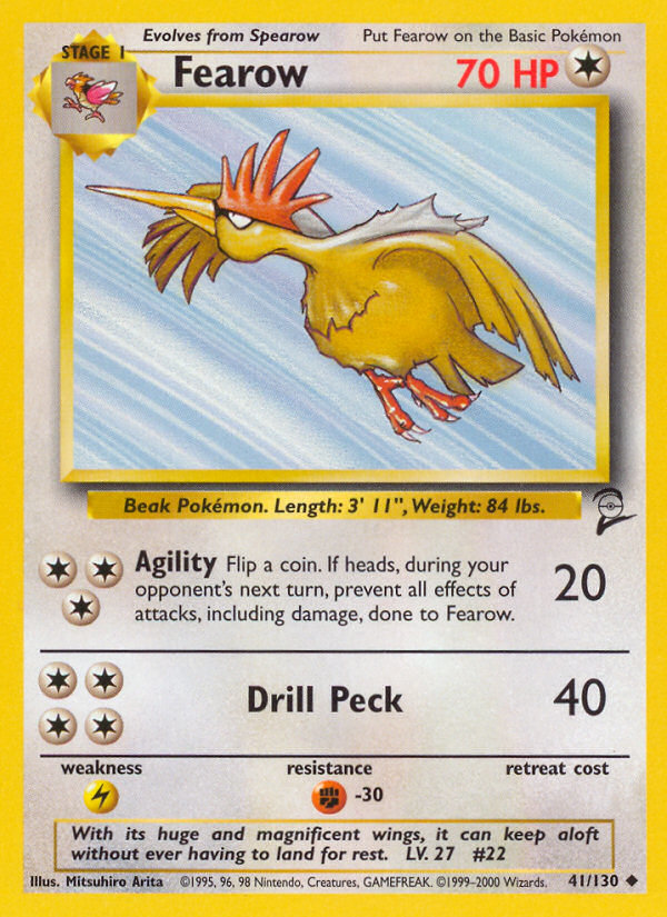 Fearow (41/130) [Base Set 2]