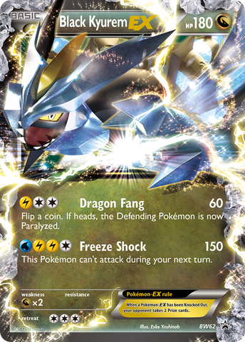 Black Kyurem EX (BW62) [Black & White: Black Star Promos]