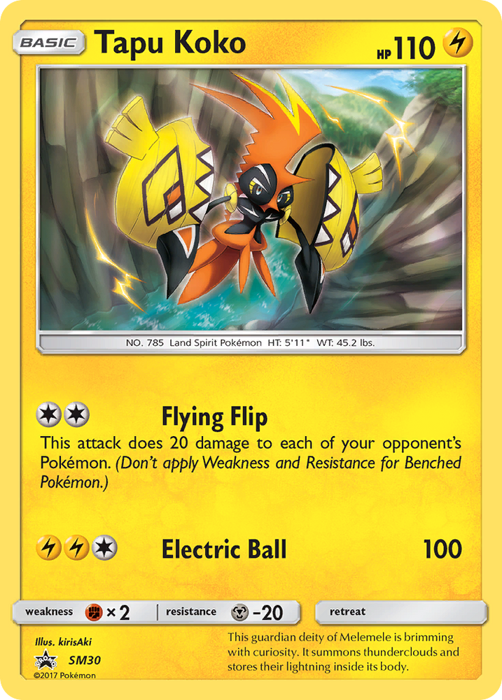 Tapu Koko (SM30) [Sun & Moon: Black Star Promos]