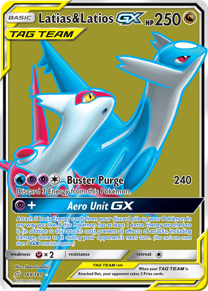 Latias & Latios GX (169/181) [Sun & Moon: Team Up]