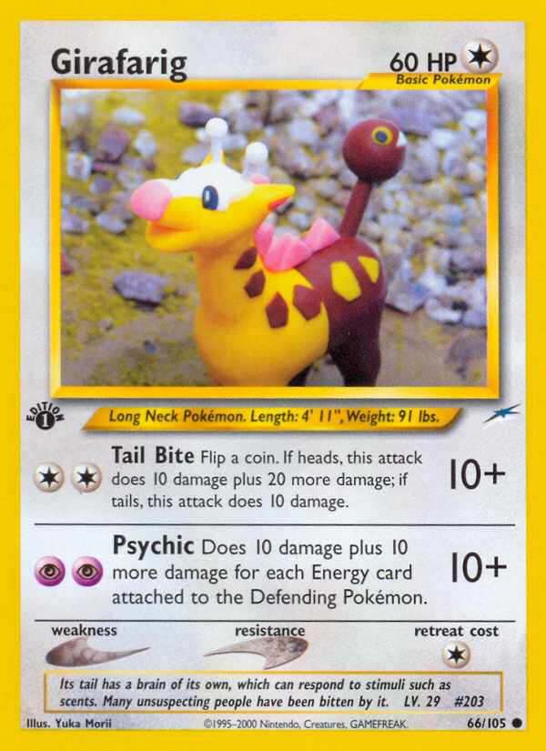 Girafarig (66/105) [Neo Destiny 1st Edition]