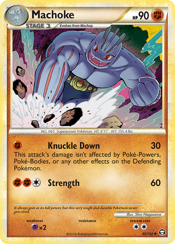 Machoke (40/102) [HeartGold & SoulSilver: Triumphant]