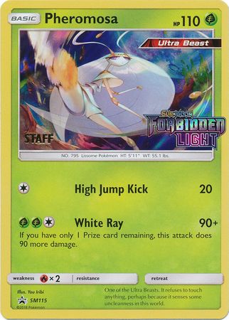 Pheromosa (SM115) (Staff Prerelease Promo) [Sun & Moon: Black Star Promos]