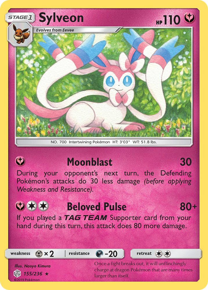 Sylveon (155/236) [Sun & Moon: Cosmic Eclipse]