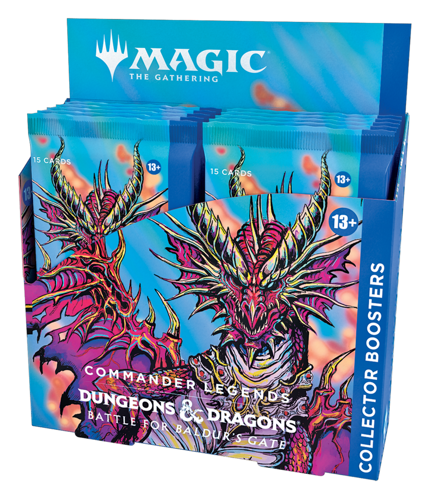 MTG Commander Legends: Battle for Baldur's Gate Collector Booster Box Display