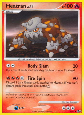 Heatran (1/17) [POP Series 8]