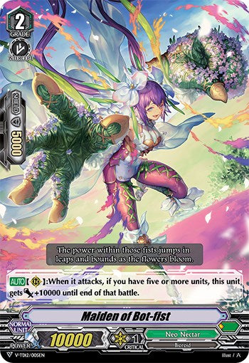 Maiden of Bot-fist (Parallel Foil) (V-TD12/005EN) [Ahsha]