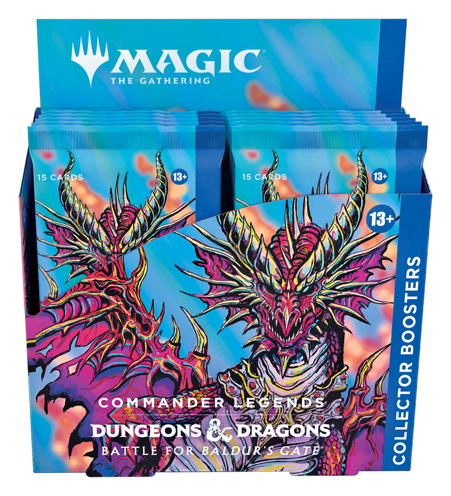 MTG Commander Legends: Battle for Baldur's Gate Collector Booster Box Display