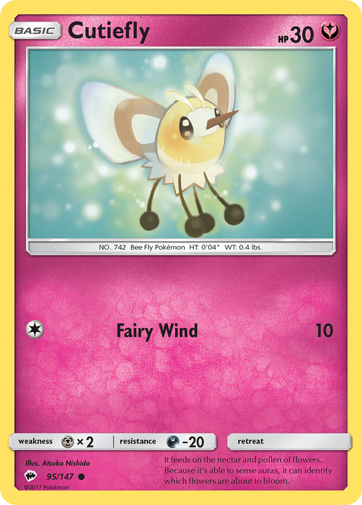 Cutiefly (95/147) [Sun & Moon: Burning Shadows]