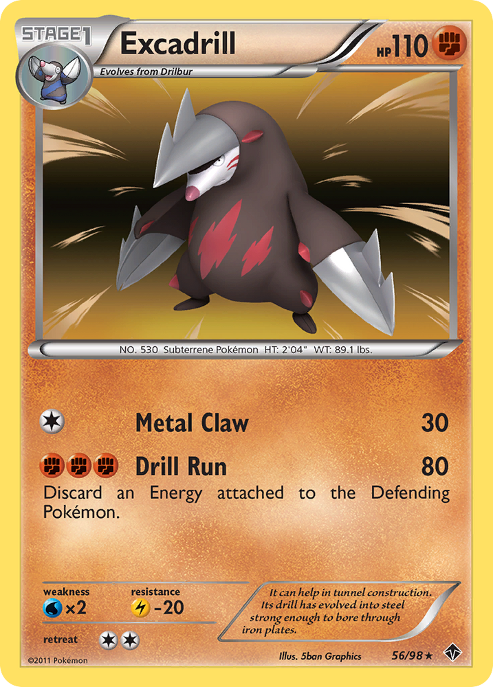 Excadrill (56/98) [Black & White: Emerging Powers]