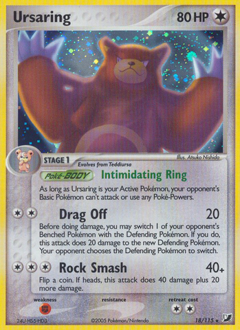 Ursaring (18/115) [EX: Unseen Forces]