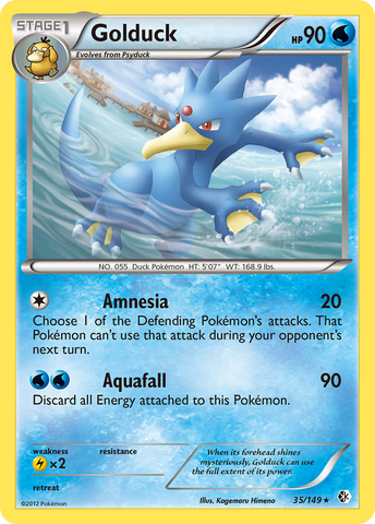 Golduck (35/149) [Black & White: Boundaries Crossed]