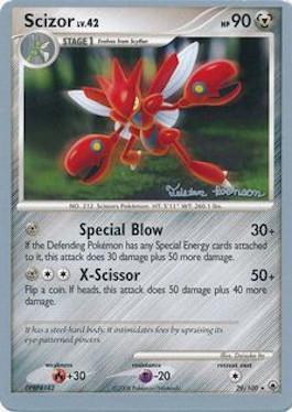 Scizor LV.42 (29/100) (Intimidation - Tristan Robinson) [World Championships 2008]