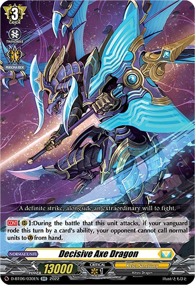 Decisive Axe Dragon (D-BT06/030EN) [Blazing Dragon Reborn]