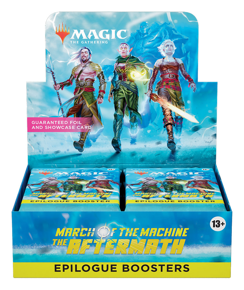 Magic the Gathering March of the Machine: The Aftermath Epilogue Booster Display